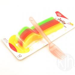 多彩喱叉，12支/板