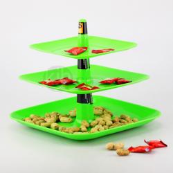 方形三層水果盤(pán)