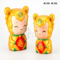 招財(cái)大、小金羊儲錢罐