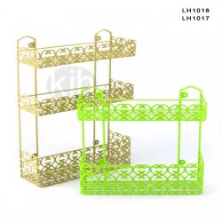 雕花方型二層、三層架