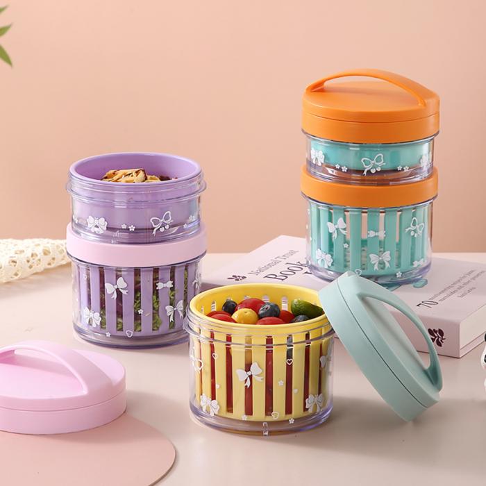 便攜式水果沙拉杯700m