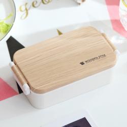 木蘇長(zhǎng)方雙扣飯盒（定制