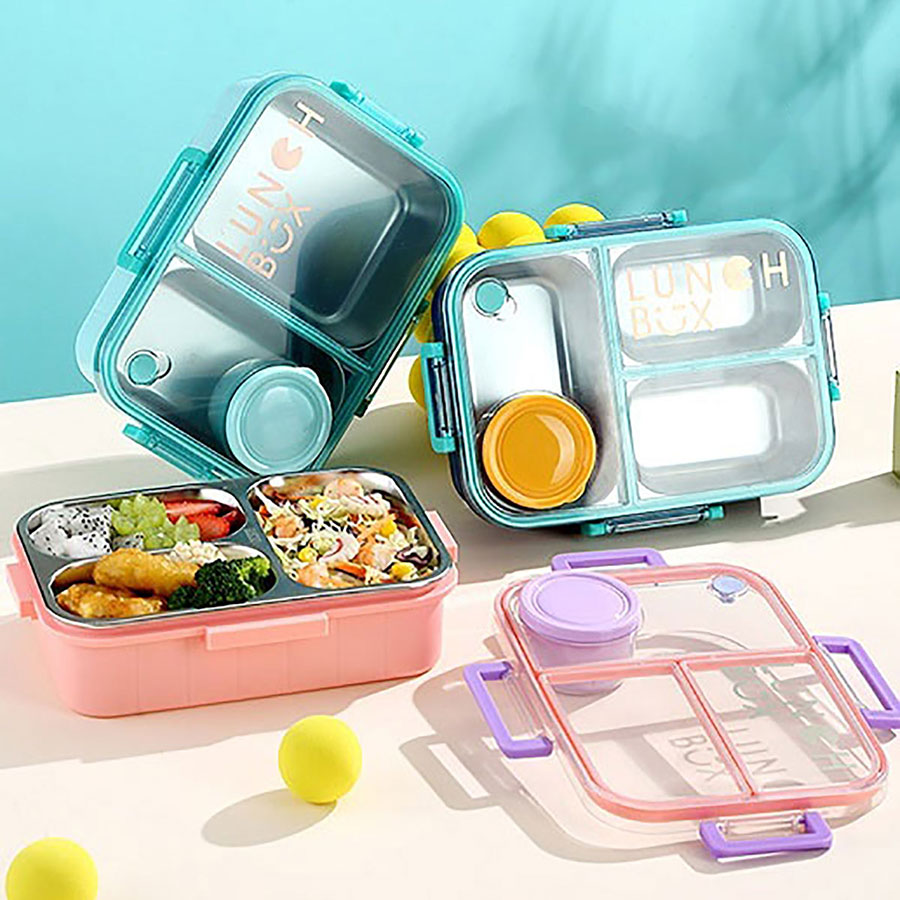 鐳射不串味餐盒(不銹